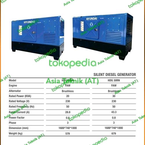 [EZM.1391676] genset silent 20 kva Hyundai HDG20R