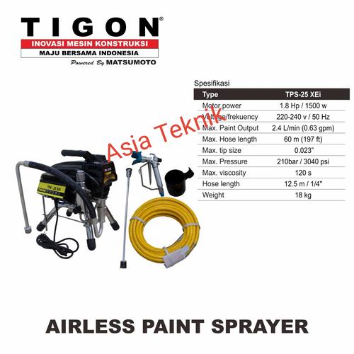 [EZM.1391784] airless paint sprayer tigon tps 25-XEi heavy duty