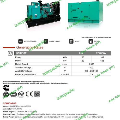 [EZM.1391819] Genset silent 150 kva cummins