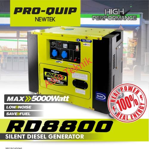 [EZM.1391855] Genset Silent Diesel 5000 watt Real Power