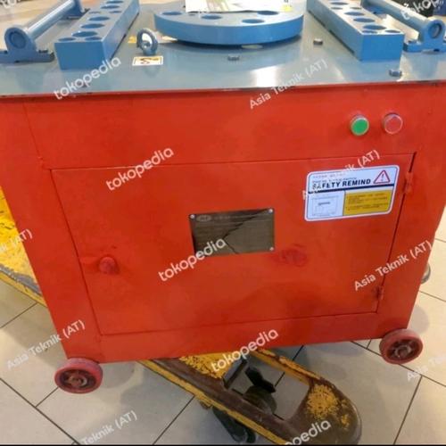 [EZM.1391945] Bar Bender steel mesin pembengkok penekuk beton besi Electric Gw 40