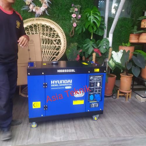 [EZM.1391973] Genset silent 5000 watt.. Hyundai HDG6500DSL