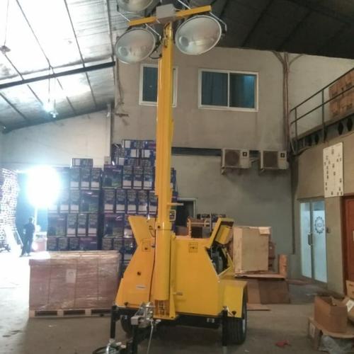[EZM.1392097] tower light 9 meter 4 x 1000 watt model trailer