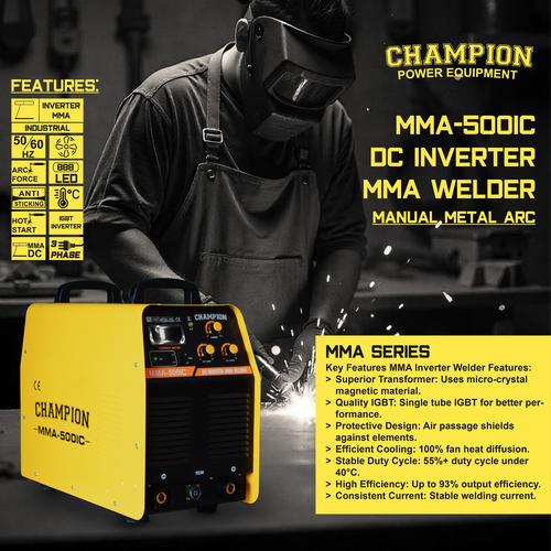[EZM.1400031] Champion 500Ampere Mesin Las Inverter MMA 500 IC Kota Tangareng
