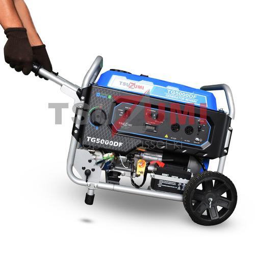 [EZM.1400037] Genset Open Bensin 3000 3500 Watt Gas LPG & Bensin Tsuzumi TG 5000 DF