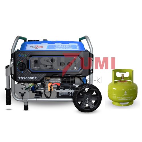 [EZM.1400040] Genset 3000 Watt Dual Fuel Bensin & LPG Tsuzumi Japan Technology