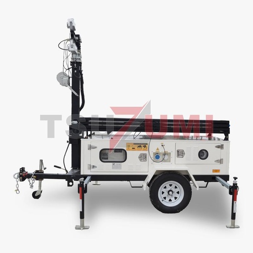 [EZM.1400043] Mobile Solar Panel Light Tower Tsuzumi SLT 7 / Panel Surya Light Tower