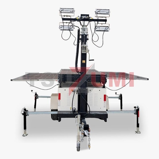 [EZM.1400044] Solar Panel Light Tower Tsuzumi SLT 7 / Light Tower Panel Surya