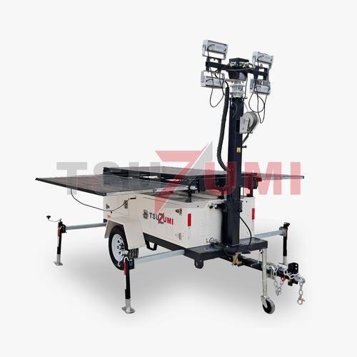 [EZM.1400046] Mobile Solar Panel Light Tower SLT 7 Tsuzumi Japan Technology / Panel Surya Light Tower