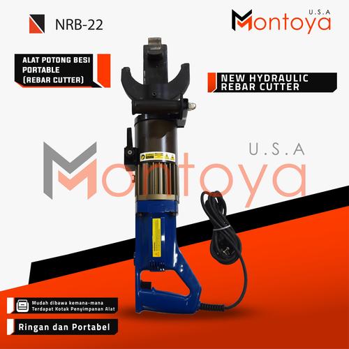 [EZM.1400050] Mesin Pembengkok Besi Ulir 22 mm Elektrik MONTOYA USA NRB-22