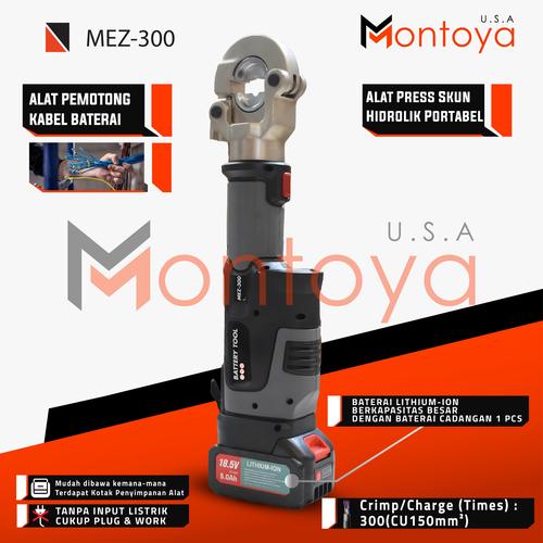 [EZM.1400052] Crimping Tools Cordless Hydraulic Montoya MEZ 300 USA Technology