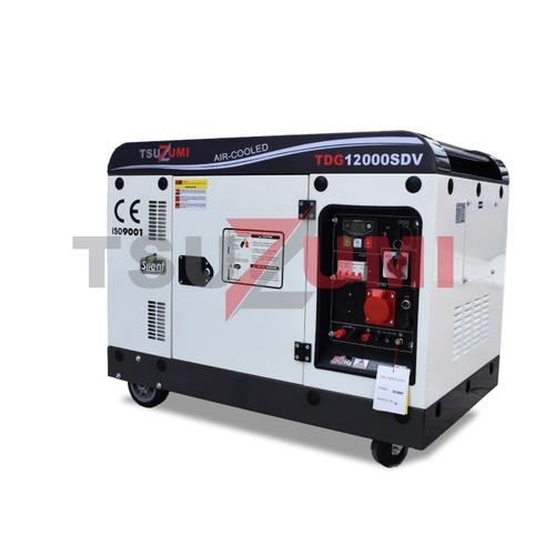 [EZM.1400055] Genset 12KVA 3 Phase 1 Phase Dual Voltage TDG 12000 SDV