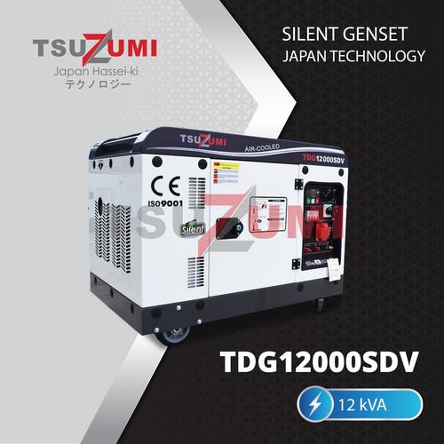 [EZM.1400057] Tsuzumi Genset Silent 8000 Watt TDG 12000 SDV Dual Voltage