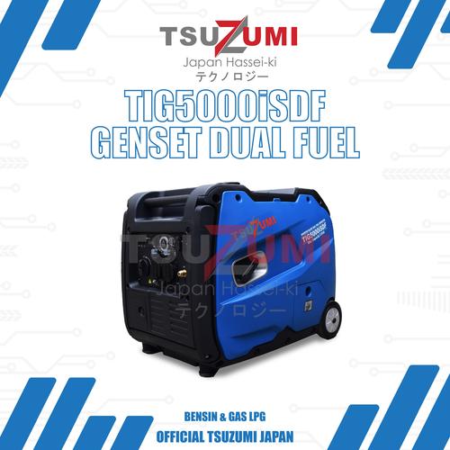 [EZM.1400069] Genset Tsuzumi 5 KVA 3800 Watt Gasoline + Gas TIG 5000 iSDF