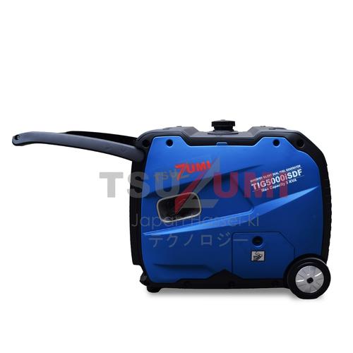 [EZM.1400071] Genset 5KVA Duel Fuel Gasoline & Gas Tsuzumi TIG 5000 iSDF