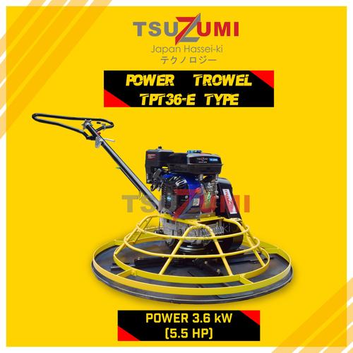 [EZM.1400189] Power Trowel Bensin Tsuzumi TPT36-E Mesin Perata Cor an Beton + TX200A