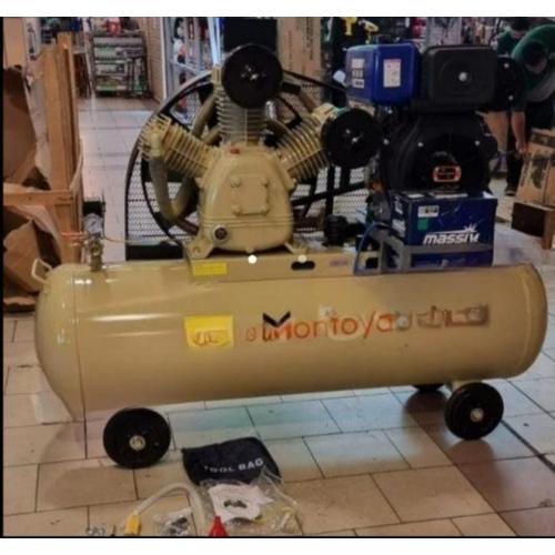 [EZM.1400224] Kompresor 15 PK Compressor Angin Montoya + Engine Diesel FAW1105FES