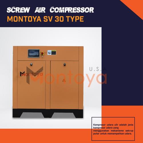 [EZM.1400258] Screw Air Compressor 30 Hp 22 Kw Montoya SV30