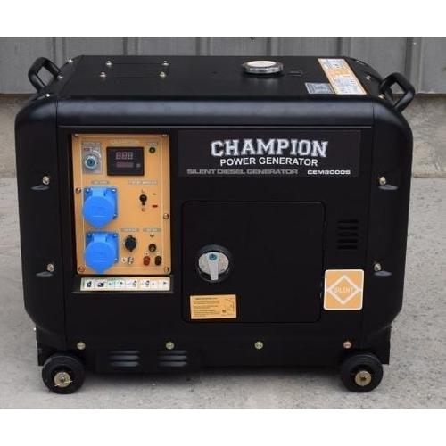 [EZM.1400285] Genset 5000 watt Super Silent Diesel Generator Champion CEM8000s