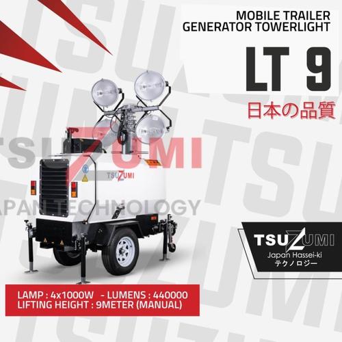[EZM.1400366] Mobile Generator Light Diesel 4 x 1000 Watt 9 Meter Tsuzumi LT9