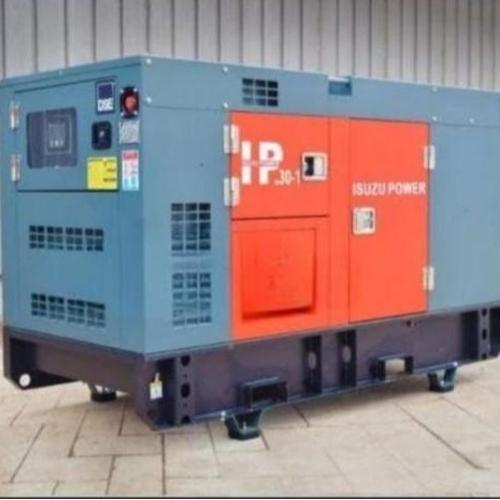 [EZM.1400390] Genset Silent 30 KVA 24 KW 1 Phase Original ISUZU POWER IP 30-1 KVA