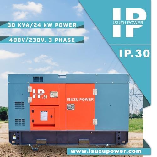 [EZM.1400393] Genset Silent ISUZU 30 KVA 24000 Watt 3Phase IP 30 KVA ISUZU POWER GENERATOR