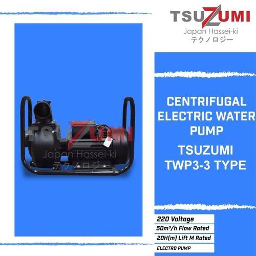 [EZM.1400408] Pompa Alkon Irigasi 4 hp 3 inch 1 phase Elektrik Tsuzumi TWP3.3