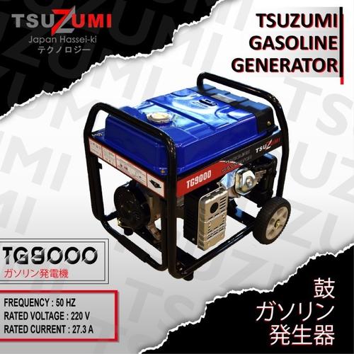 [EZM.1400433] Generator listrik Type Open 6500 Watt Tsuzumi TG 9000 Technology Japan