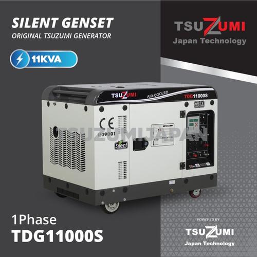 [EZM.1400495] Genset Silent Diesel 8000 Watt Tsuzumi TDG 11000s Japan technology