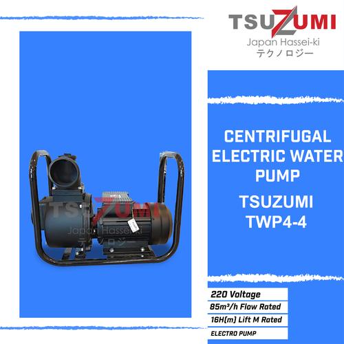 [EZM.1400501] Pompa alkon irigasi 4 inch 5.5 hp 1 phase electric TSUZUMI TWP4-4