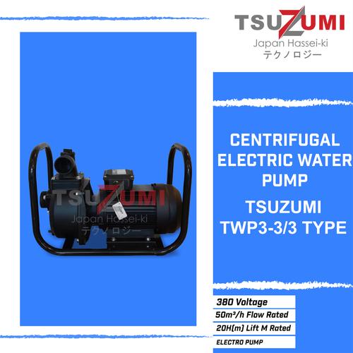 [EZM.1400502] Pompa Alkon 3 inch 4 hp 3 phase Electric TSUZUMI TWP3-3/3
