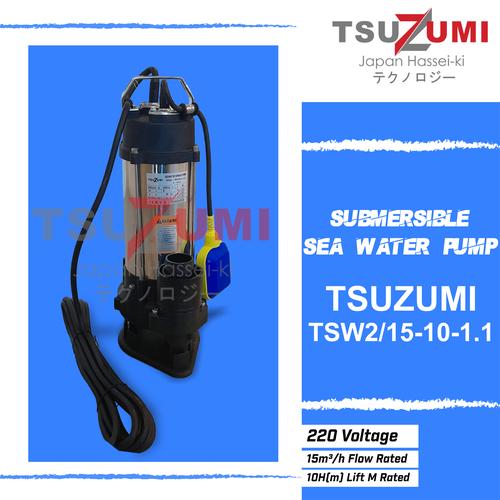 [EZM.1400507] Pompa celup Submersible pump sea water 2 inch 1 phase Tsuzumi TSW2