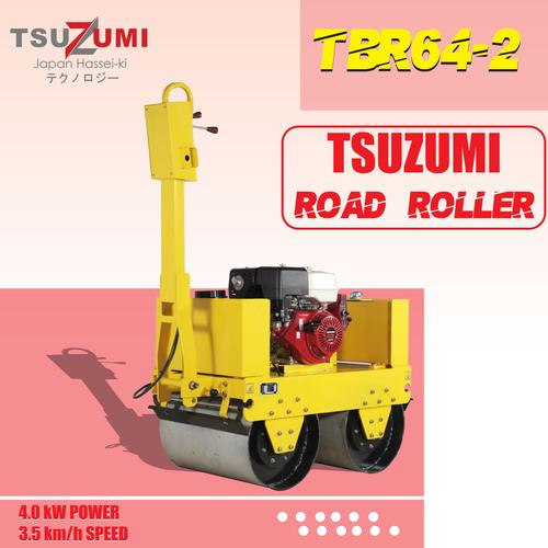 [EZM.1400533] Baby Roller Double Drum Tsuzumi Engine Honda Pemadat Aspal 2 Ton