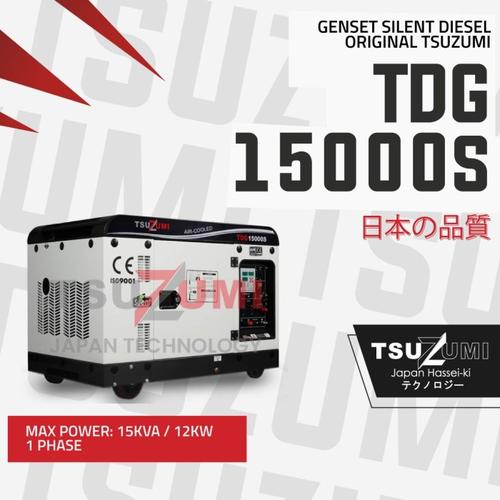 [EZM.1400560] Genset Silent TDG 15000 S Tsuzumi + 4 filter solar + 4 filter oli