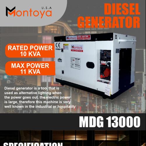 [EZM.1400569] Genset 10 kva 1 phase Montoya MDG 13000