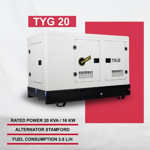 [EZM.1400574] Genset Silent Yanmar 20 kva TYG 20 KVA