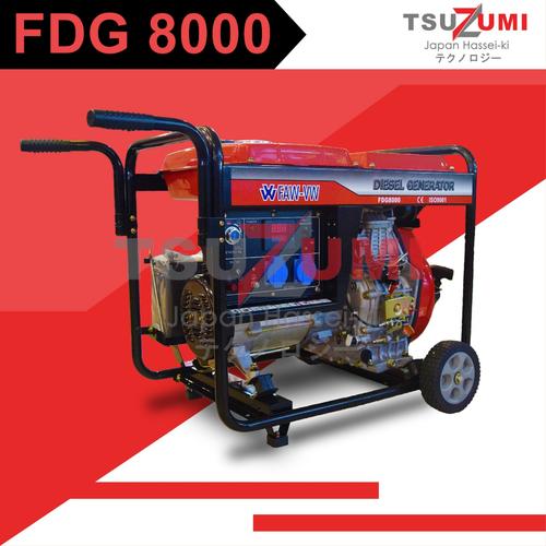 [EZM.1400590] Genset FAW FDG8000 Open Diesel 6000 6500 watt