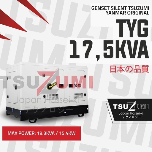 [EZM.1400745] Genset Silent Yanmar TYG 17,5 KVA