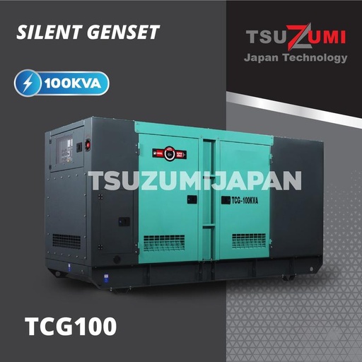 [EZM.1400759] Genset Silent 100KVA Tsuzumi Japan Technology
