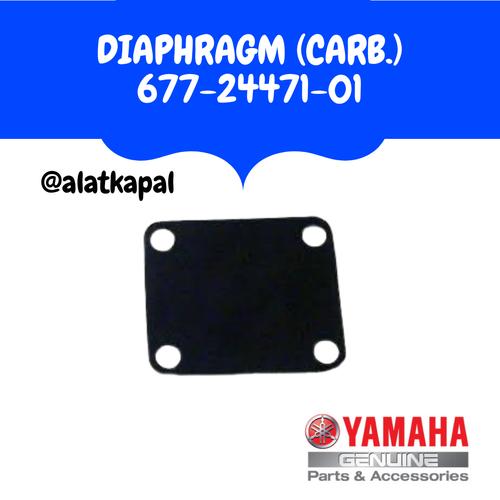 [EZM.1410042] DIAPHRAGM (CARB.) 677-24471-01 UNTUK MESIN TEMPEL YAMAHA 8PK 2TAK