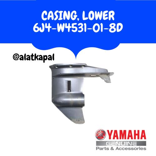 [EZM.1410049] CASING, LOWER 6J4-W4531-01-8D UNTUK MESIN TEMPEL YAMAHA 40PK 2T KOTAK