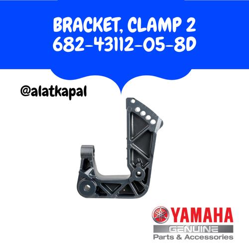 [EZM.1410089] BRACKET, CLAMP 2 682-43112-05-8D UNTUK MESIN TEMPEL YAMAHA 15PK