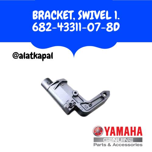 [EZM.1410090] BRACKET, SWIVEL 1. 682-43311-07-8D UNTUK MESIN TEMPEL YAMAHA 15PK