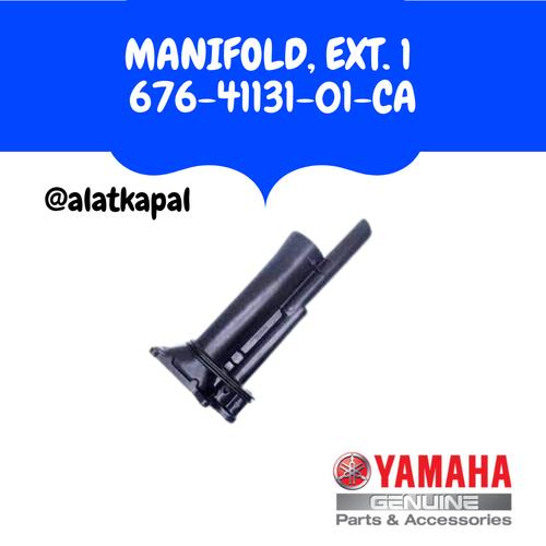 [EZM.1410112] MANIFOLD, EXT. 1 676-41131-01-CA UNTUK MESIN TEMPEL YAMAHA 40PK