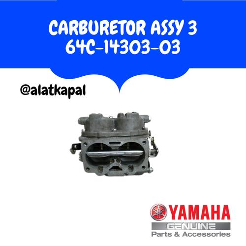 [EZM.1410170] CARBURETOR ASSY 3 64C-14303-03 UNTUK MESIN TEMPEL YAMAHA