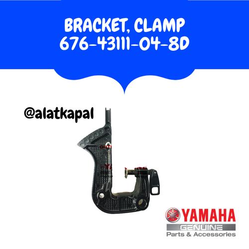 [EZM.1410173] BRACKET CLAMP 1 676-43111-04-8D UNTUK MESIN TEMPEL YAMAHA 40PK KOTAK