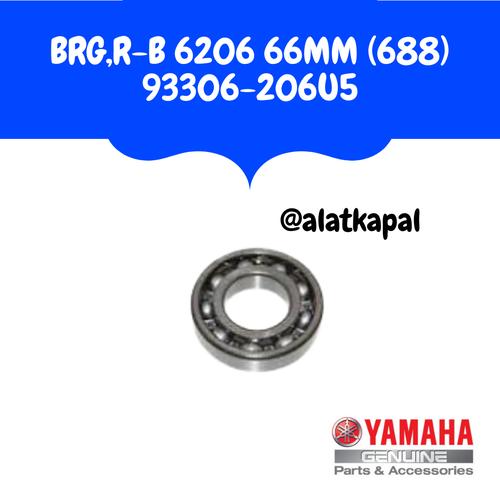 [EZM.1410198] BRG R-B 6206 66MM 688 93306-206U5 UNTUK MESIN TEMPEL YAMAHA 85PK 2TAK