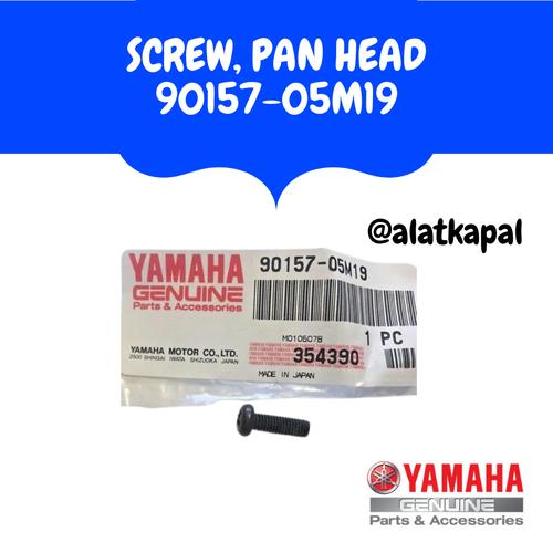 [EZM.1410246] SCREW PAN HEAD 90157-05M19 UNTUK MESIN TEMPEL YAMAHA 40PK 2TAK