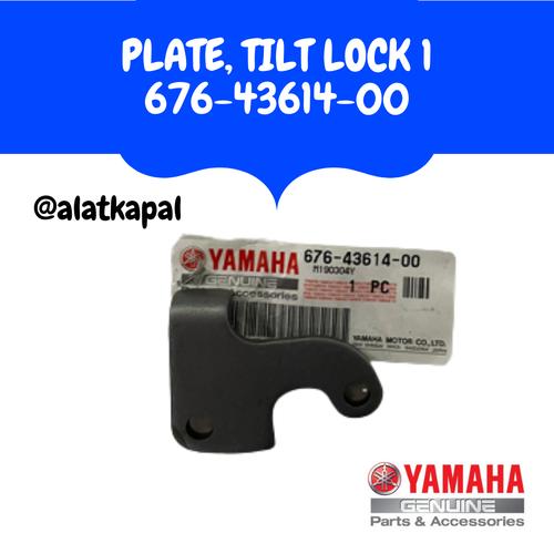 [EZM.1410268] PLATE TILT LOCK 1 676-43614-00 UNTUK MESIN TEMPEL YAMAHA 40PK 2TAK