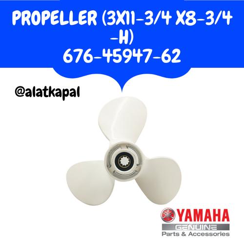 [EZM.1410292] PROPELLER 676-45947-62 UNTUK MESIN TEMPEL YAMAHA 40PK 2TAK